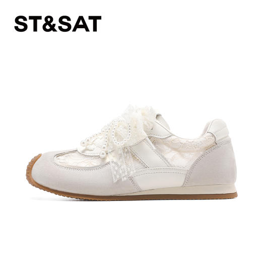 【甜系狙击】星期六蕾丝珍珠德训鞋SSD2112CRH 商品图7