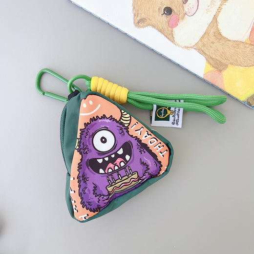 【潮流新款多巴胺旅游彩色小书包】可爱笑脸零钱包 带手提绳耳机套网红  商品图9