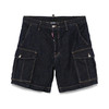 DSQUARED2 男士牛仔工装短裤 深蓝色 S78MU0064 S30825 470 商品缩略图0