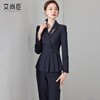 高级感西装套装女短袖小个子时尚商务职业装正装西服外套通勤职场 商品缩略图2