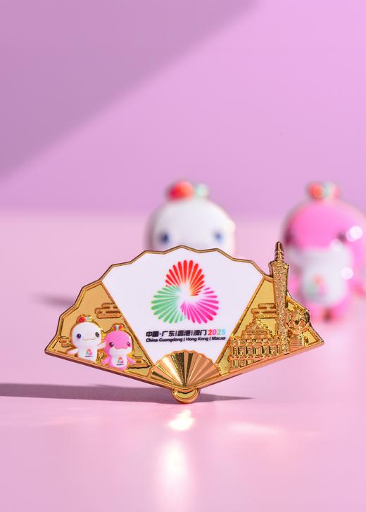 喜洋洋立体浮雕徽章+乐融融立体浮雕徽章+扇形创意会徽徽章 商品图3