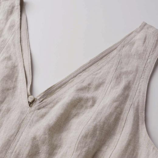 ROMI STUDIO“优雅随性”简约百搭无袖背心中长款连衣裙421L9051 商品图1