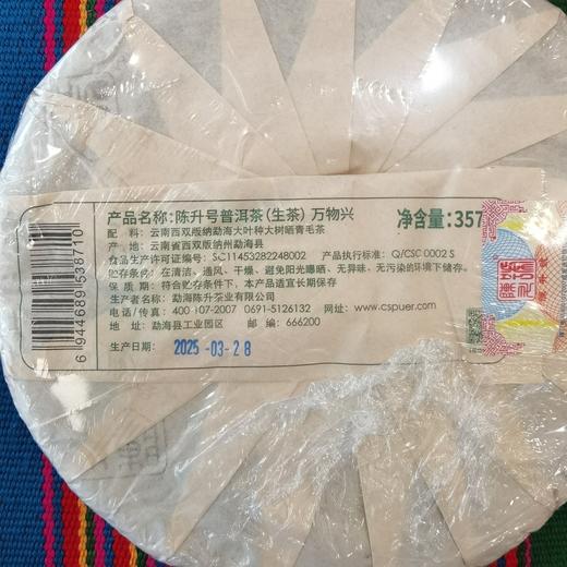 陈升号 2025年万物兴357g（生茶） 商品图5
