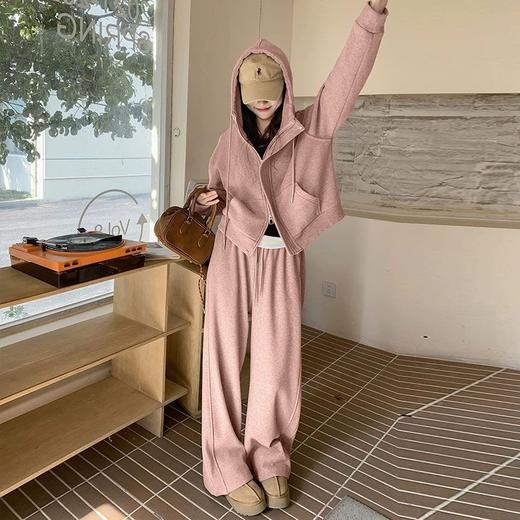 裁缝学苑AQ452连帽卫衣套装纸样女装运动上衣阔腿裤两件套打板样板 商品图5