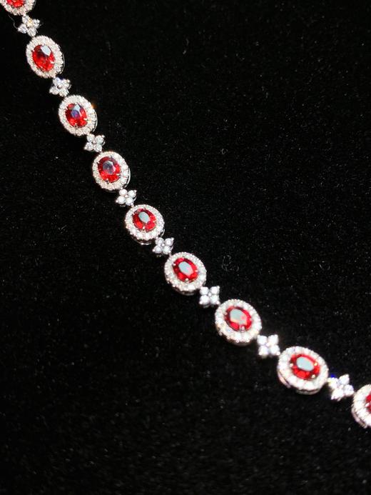 3.36ct刻面红宝石手链 商品图0