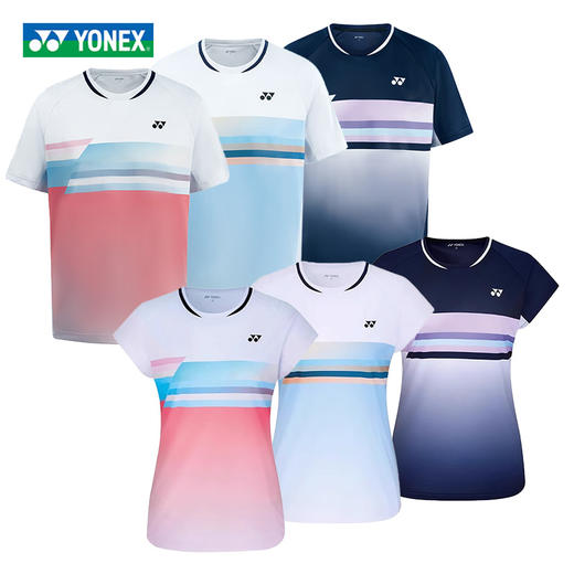 尤尼克斯 男女同款 运动T恤 110045BCR/210045BCR 商品图0