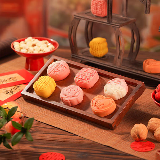 广州酒家 喜结连理礼盒结订婚喜饼中式糕点婚礼婚宴囍饼摆盘伴手礼 商品图4