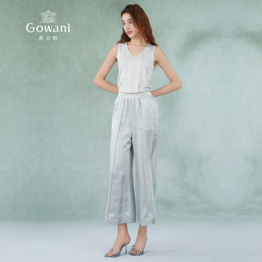 乔万尼裤子女新款显瘦夏季薄款宽松阔腿裤垂感十足EI2F757 商品图1