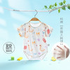 【呼~透气不闷汗，A/B双面散热】夏季新款婴儿短袖包屁衣 薄款爬服三角哈衣 夏装睡衣服 宝宝连体衣-QQ 商品缩略图10