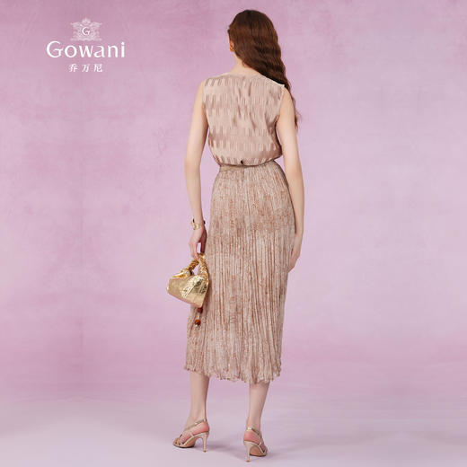 乔万尼夏季新品小香风设计V领背心EM2H726 商品图4