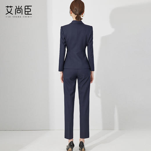 高级感西装套装女短袖小个子时尚商务职业装正装西服外套通勤职场 商品图4