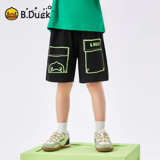 B.Duck小黄鸭童装夏季男童针织五分裤105-150 BF2552013 商品图0