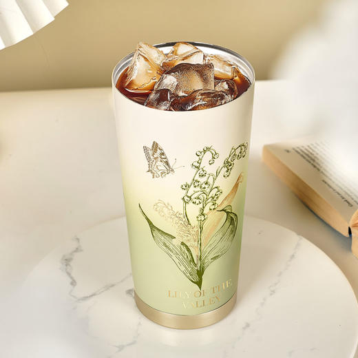 大英博物馆 博物志系列 铃兰渐变便携咖啡 保温杯 商品图2