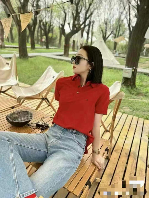 Tommy五粒扣Polo衫💰599/两件，350/一件 商品图3
