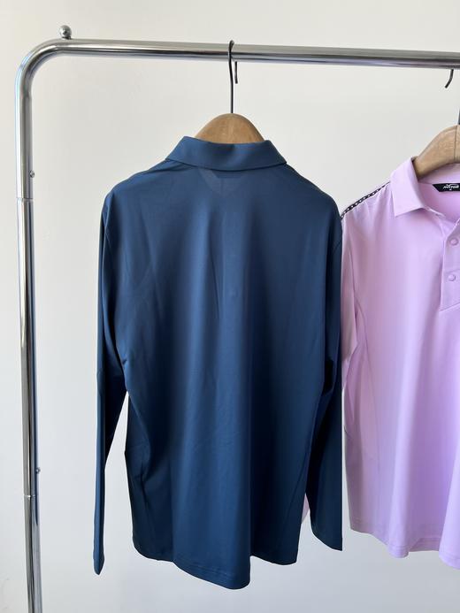 25春款，男款POLO衫，经典百搭的一款，面料有弹力，超舒服，胸前立体LOGO，肩部装饰条，整件衣服并不单调！数量不多！ 商品图8