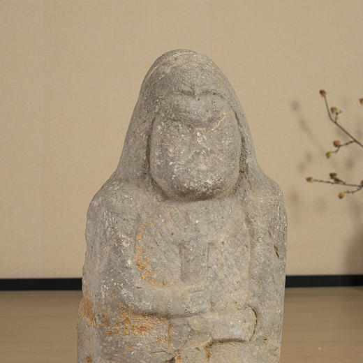 明 石雕武官翁仲 商品图3