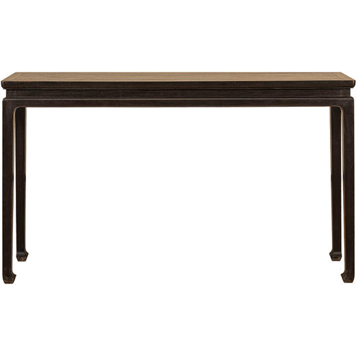 清 紫檀高束腰马蹄腿条桌 商品图5