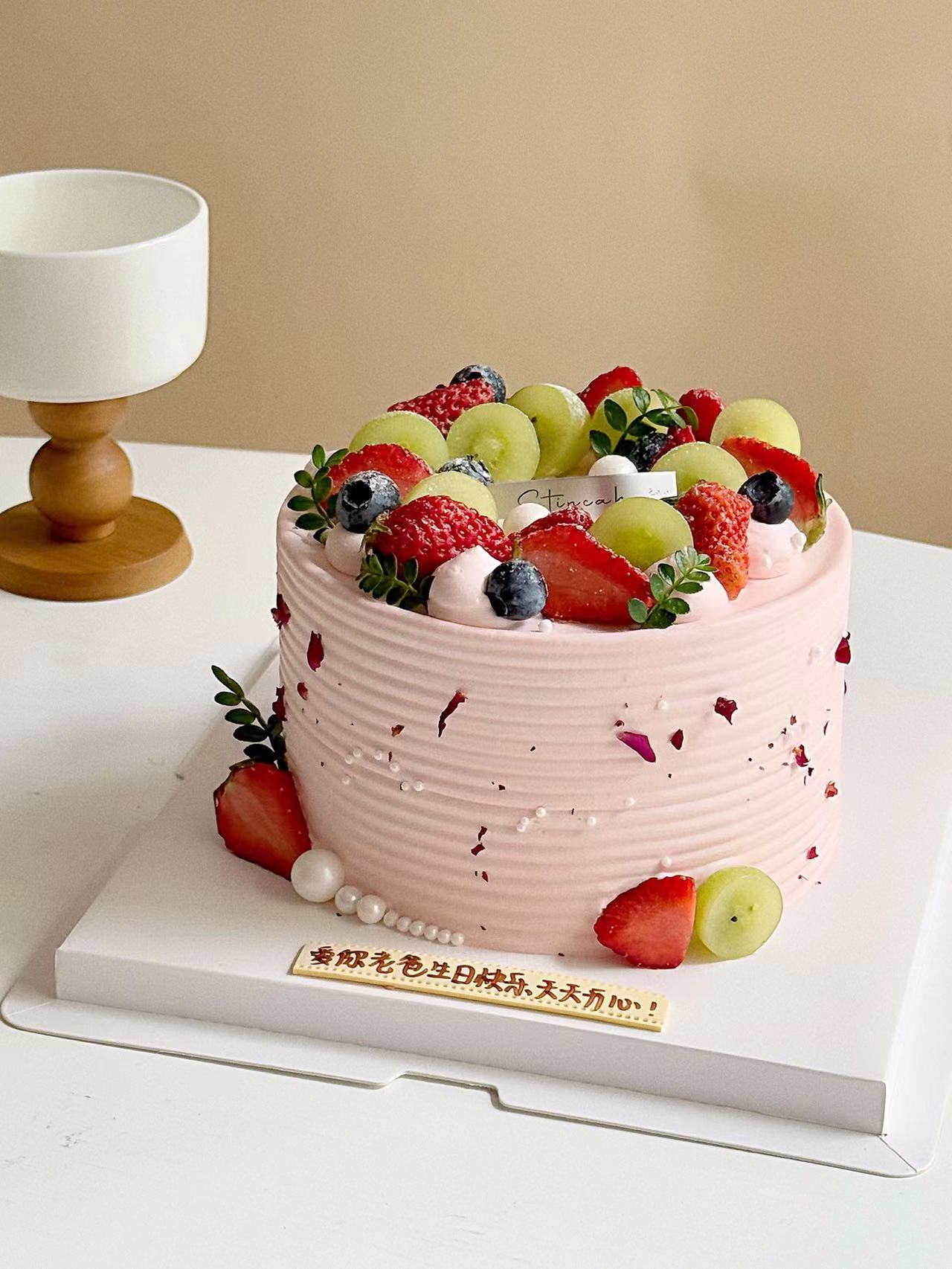 小清新水果蛋糕