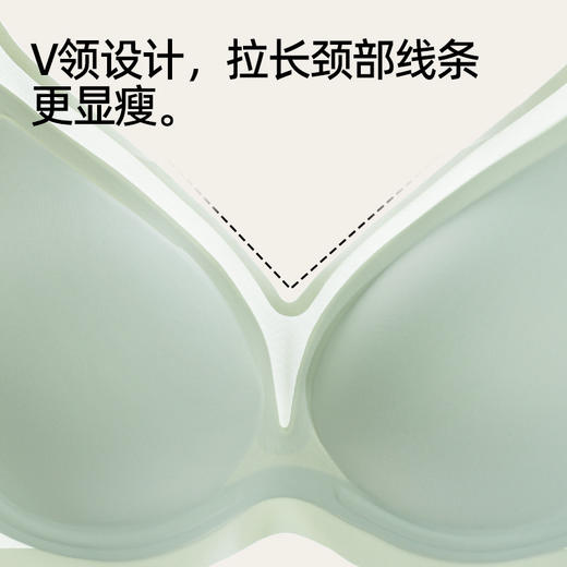【商场同款】熳洁儿 自由无尺码内衣软胶骨舒适百搭光面网纱文胸 25201553 商品图4