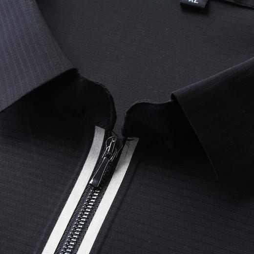 【冰丝】【DLS】大依优型大码拉链款短袖Polo衫翻领加肥加大男士大号弹力透气舒适夏季弹力半袖 商品图3