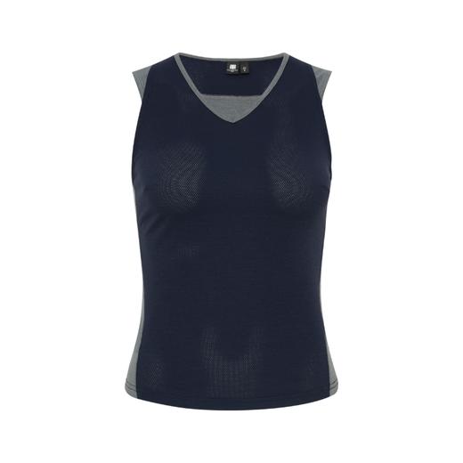 oneup运动拼色V领背心 商品图6