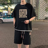 【套装】【DYY】大依优型大码圆领短袖T恤短裤套装夏季加肥加大肥佬休闲宽松透气弹力男装上衣潮款 商品缩略图6