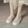 ZHR则则透气网纱渔夫鞋2025新款一脚蹬厚底气质百搭懒人鞋单鞋女 商品缩略图8