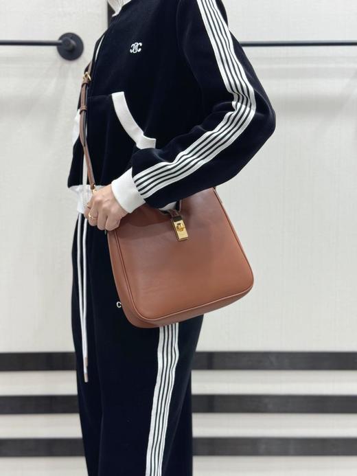 CELINE赛琳CAMILLE16可调节可拆卸肩带小牛皮小号光滑牛皮革手袋（HH） 商品图9