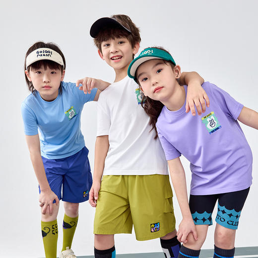 UTO儿童潮酷字母运动短袖 商品图1