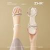 ZHR时尚一字凉鞋2025新款洋气ins水钻凉鞋百搭仙女风粗跟凉鞋轻便 商品缩略图5