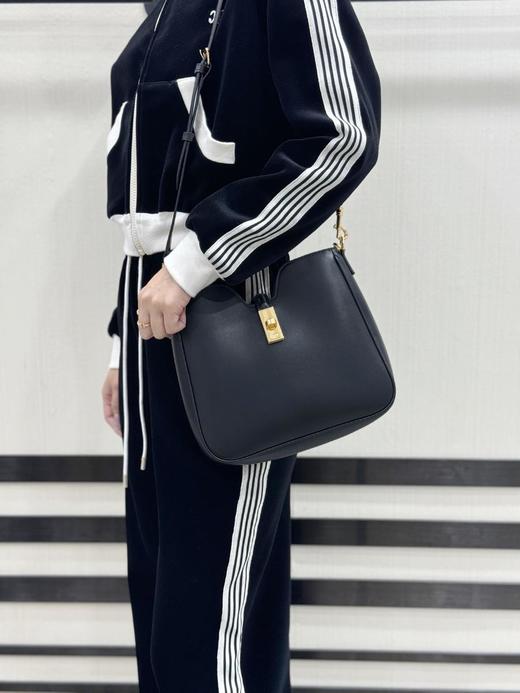 CELINE赛琳CAMILLE16可调节可拆卸肩带小牛皮小号光滑牛皮革手袋（HH） 商品图13