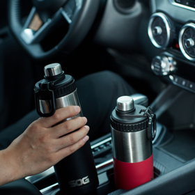 【无缝内胆真空保温层 可隔断热辐射】SOG旅行壶530ml  小口直饮吸嘴 水量可控