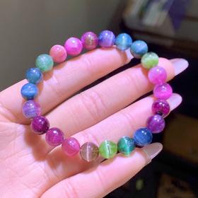 8mm-9mm单圈猫眼碧玺手串