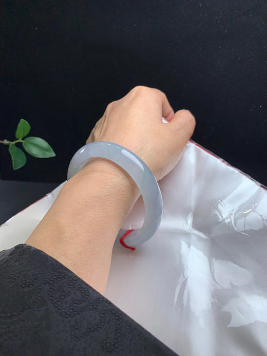 612719，56冰紫正圈手镯、整圈带冰紫，冰透清新，干净清爽，特别显白 商品图5