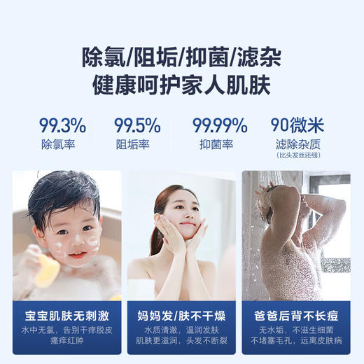 海尔（Haier）【60JV7】60升电热水器 净滤小蓝瓶2.0 3.3KW变频 锆金特护 净化可视 一级能效 ES6002H-JV7U1* 商品图4