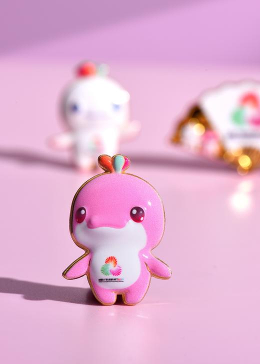 喜洋洋立体浮雕徽章+乐融融立体浮雕徽章+扇形创意会徽徽章 商品图4