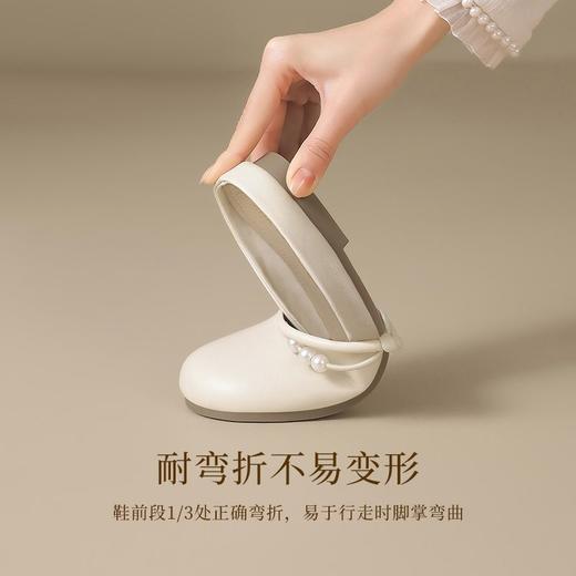 ZHR珍珠拖鞋女2025新款外穿平底网红包头拖鞋气质懒人一脚蹬单鞋 商品图3