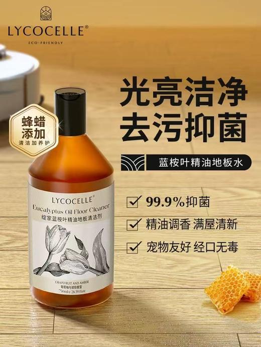 地板超级亮堂！绽家地板清洁剂 去污抑菌 750ml 商品图3