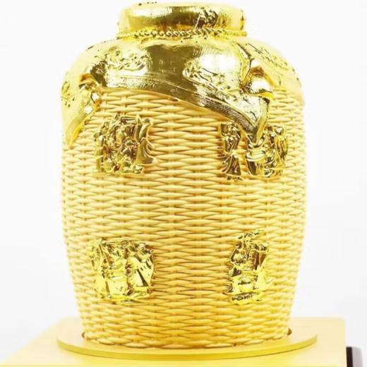 【高端礼赠】西凤酒海窖龄 金酒海珍藏版 52度 凤香白酒 1.5L *1坛（含底座外罩） 商品图7