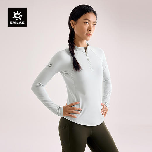 KAILAS凯乐石 户外运动 冬青 女款半开抓绒衣 KG2437205【Z】 商品图0