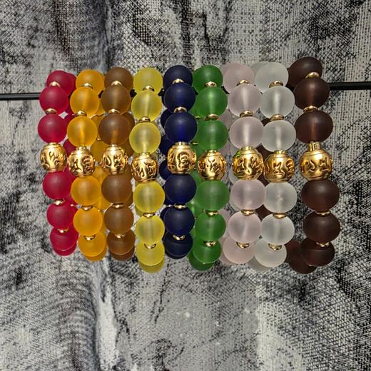 12mm琉璃手链手串 古法琉璃手串手链菩提手链圆珠挂件 商品图6