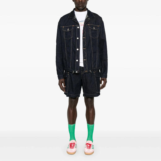DSQUARED2 男士牛仔工装短裤 深蓝色 S78MU0064 S30825 470 商品图3