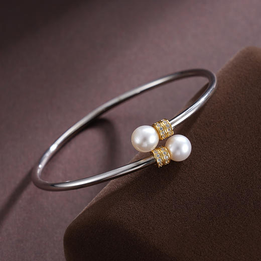 子佩集S925银珍珠手镯【JYSZ005】纯银2503 商品图5