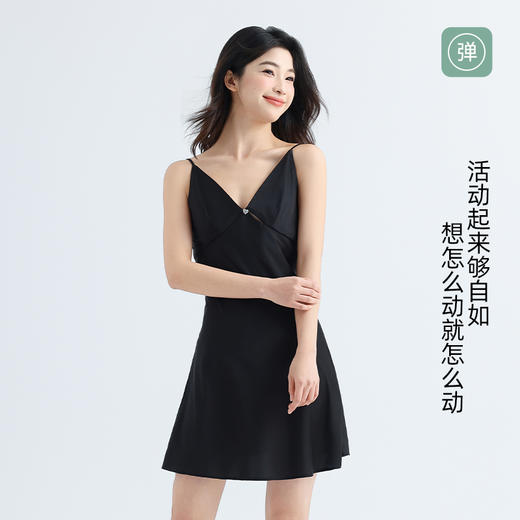 美季美优女生丝质性感吊带裙 商品图4