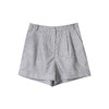 VIMAGE纬漫纪亚麻时尚摩登舒适灰色休闲宽松直筒短裤2025夏季新款V2305930 商品缩略图5
