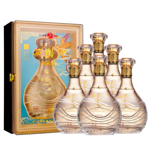 【单瓶126.3】西凤酒 酒海窖龄 10年 凤香型白酒 52度 500ml*6瓶整箱装 商品图0