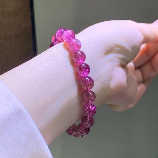 9mm-10mm单圈卢比来碧玺手串 商品图4