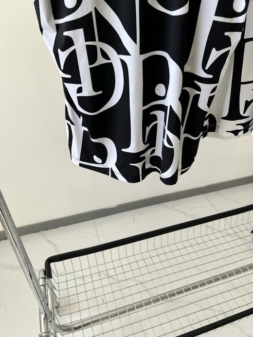 25新款，Ping速干冰感T，韩国🇰🇷客供牛奶丝面料，冰冰凉凉的，舒服透气，弹力超好👍，黑白拼色色印花，高级显瘦！ 商品图7