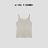 ROMI STUDIO”裸肤挚爱“16针单边棉麻混纺针织吊带背心 24SSM444 商品缩略图0