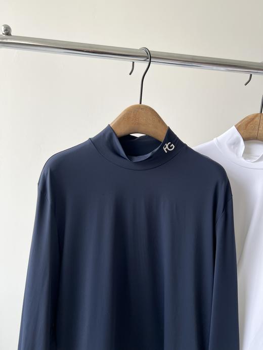 25新款PG男款速干T恤💕💕，韩国🇰🇷客供面料，四面弹力，超舒服，透气性极好，会呼吸的打底衫，日常生活，打球运动，跑步穿都很合适，经典的半高领设计，印花LOGO点缀，经典又大气！必入款！ 商品图2